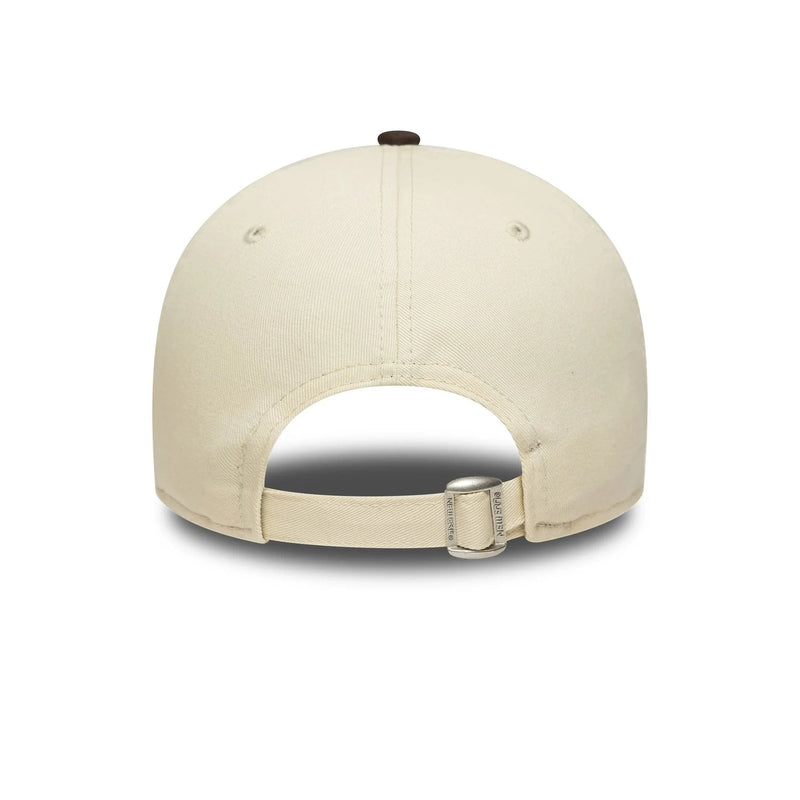 New Era LA Dodgers MLB Sidepatch 9FORTY Adjustable Cap 'Cream Brown'