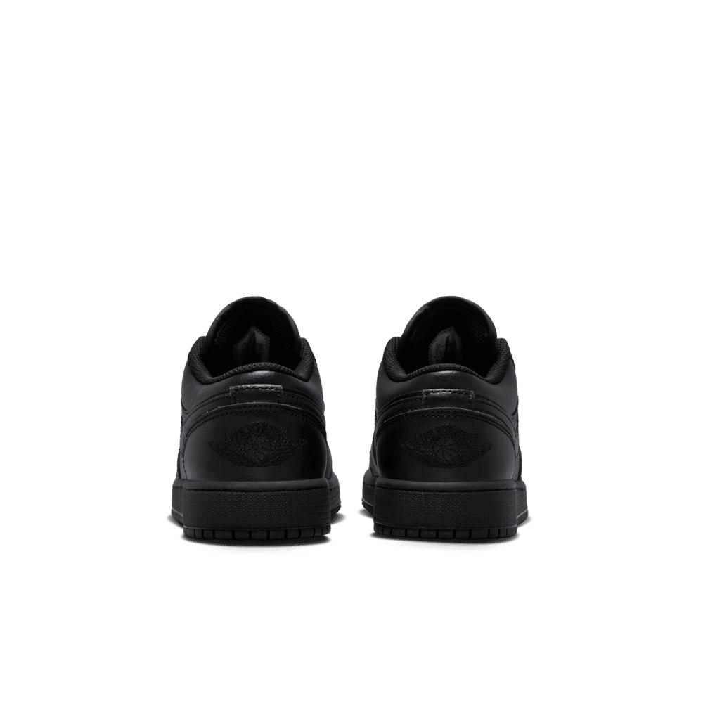 Air Jordan 1 Low Big Kids' Shoes (GS) 'Black'