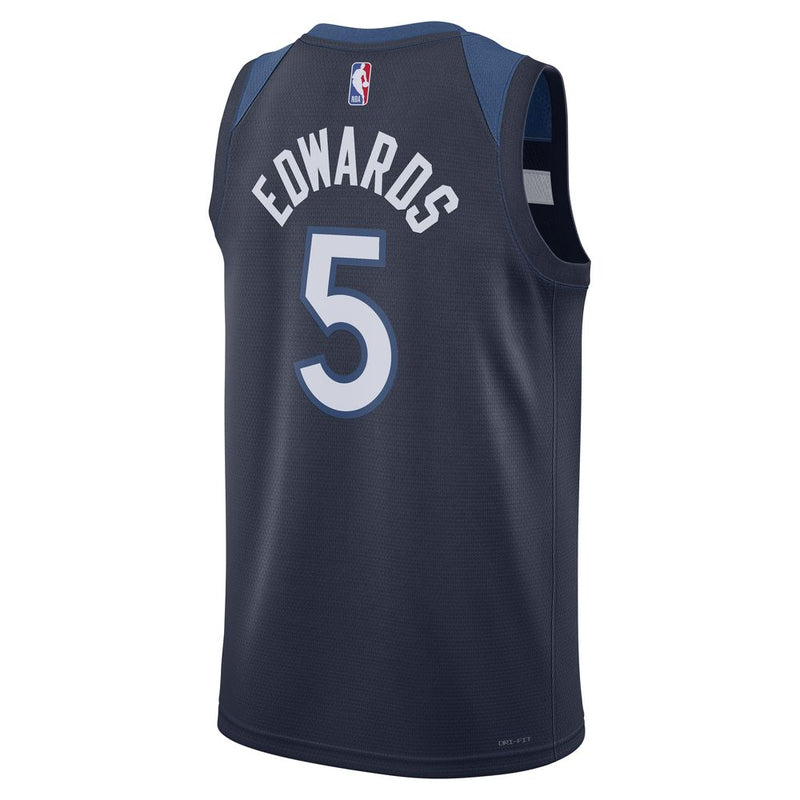 Anthony Edwards Minnesota Timberwolves Icon Edition Men's Nike Dri-FIT NBA Swingman Jersey 'Navy'