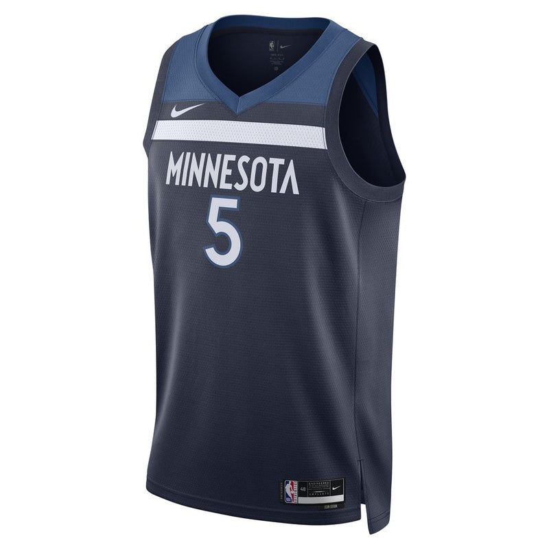 Anthony Edwards Minnesota Timberwolves Icon Edition Men's Nike Dri-FIT NBA Swingman Jersey 'Navy'