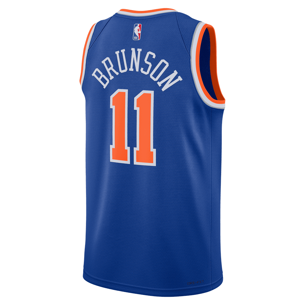 Jalen Brunson New York Knicks Icon Edition Men's Nike Dri-FIT NBA Swingman Jersey