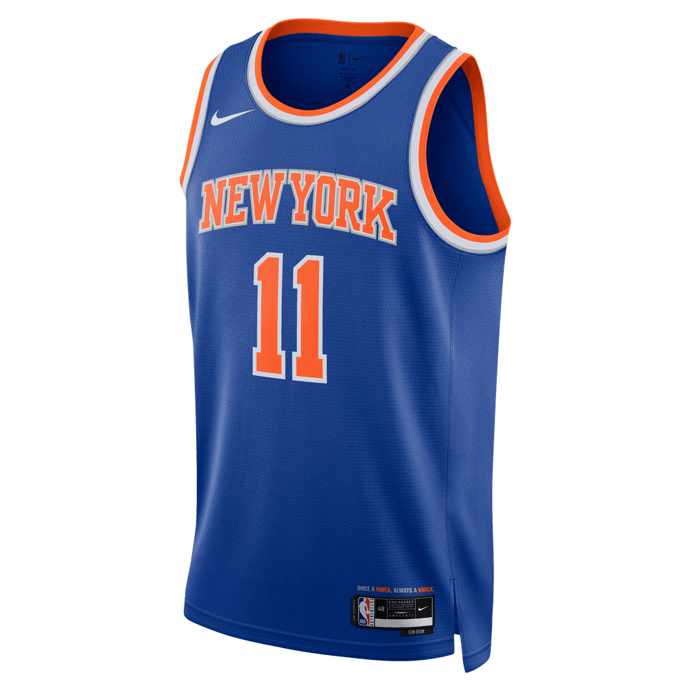 Jalen Brunson New York Knicks Icon Edition Men's Nike Dri-FIT NBA Swingman Jersey