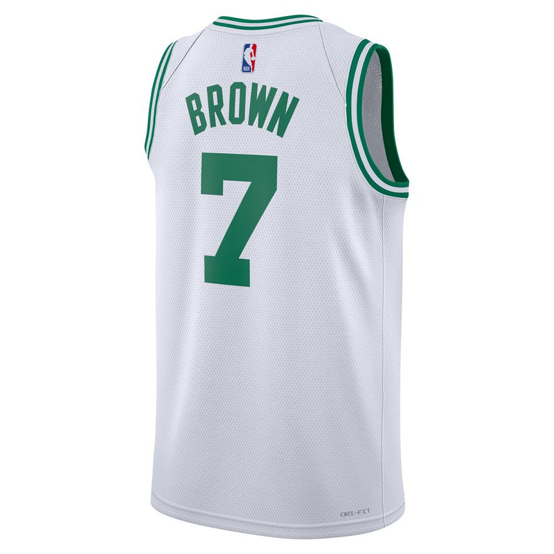 Jaylen Brown Boston Celtics Association Edition Men's Nike Dri-FIT NBA Swingman Jersey 'White'