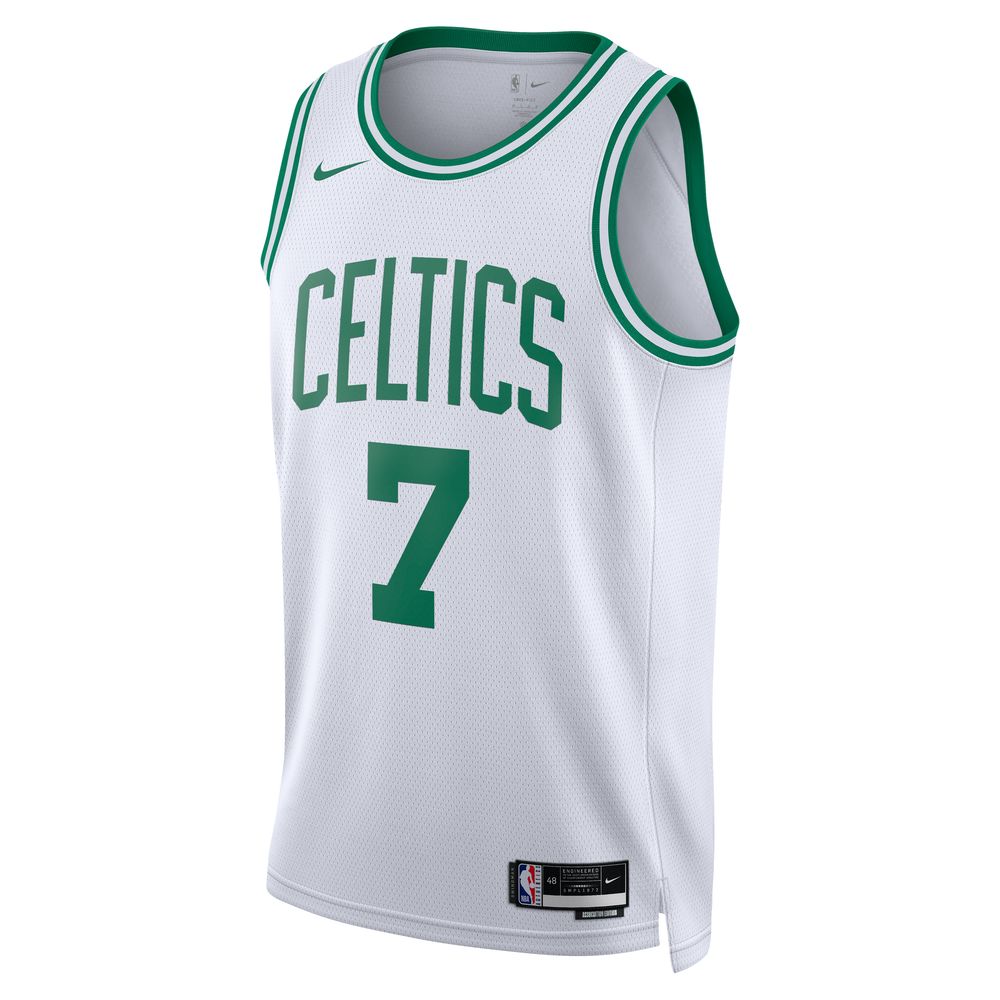 Jaylen Brown Boston Celtics Association Edition Men's Nike Dri-FIT NBA Swingman Jersey 'White'