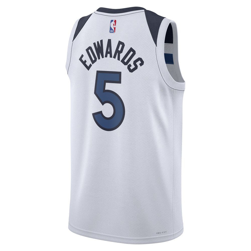 Anthony Edwards Minnesota Timberwolves Association Edition Men's Nike Dri-FIT NBA Swingman Jersey 'White'