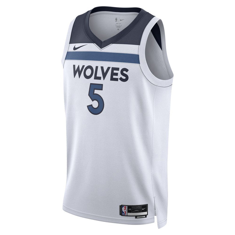 Anthony Edwards Minnesota Timberwolves Association Edition Men's Nike Dri-FIT NBA Swingman Jersey 'White'