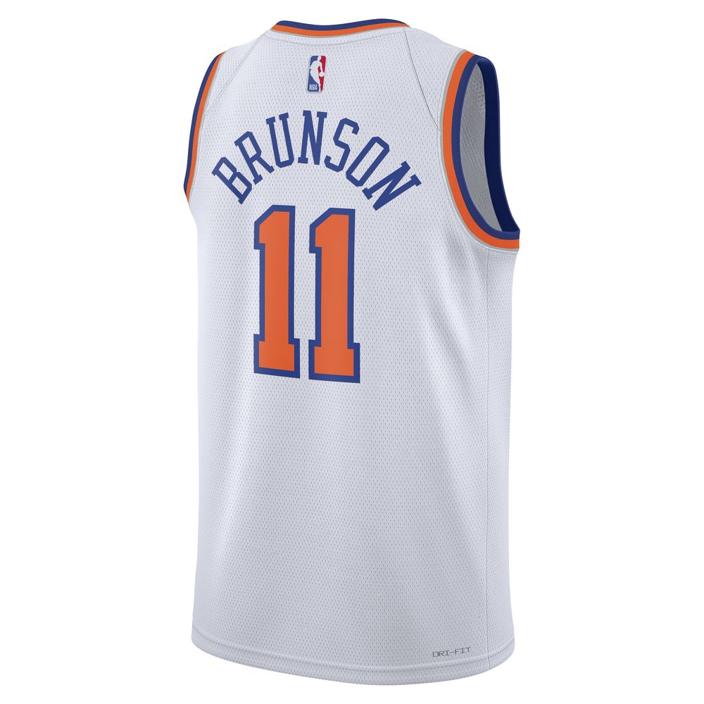 Jalen Brunson New York Knicks Association Edition Men's Nike Dri-FIT NBA Swingman Jersey