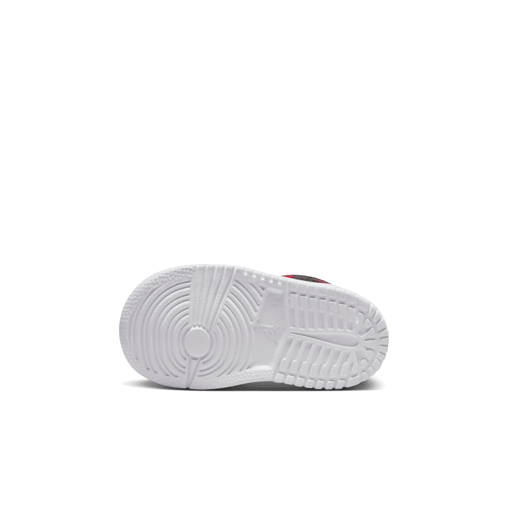 Jordan 1 Mid Alt Baby/Toddler Shoe (TD) 'White/Red/Black'