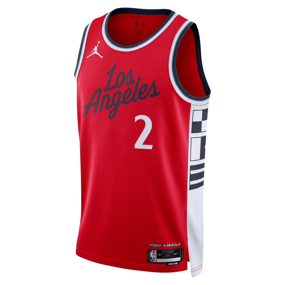 Kawhi Leonard Kawhi Leonard LA Clippers 2024/25 Statement Edition Men's Jordan Dri-FIT NBA Swingman Jersey 'Red'