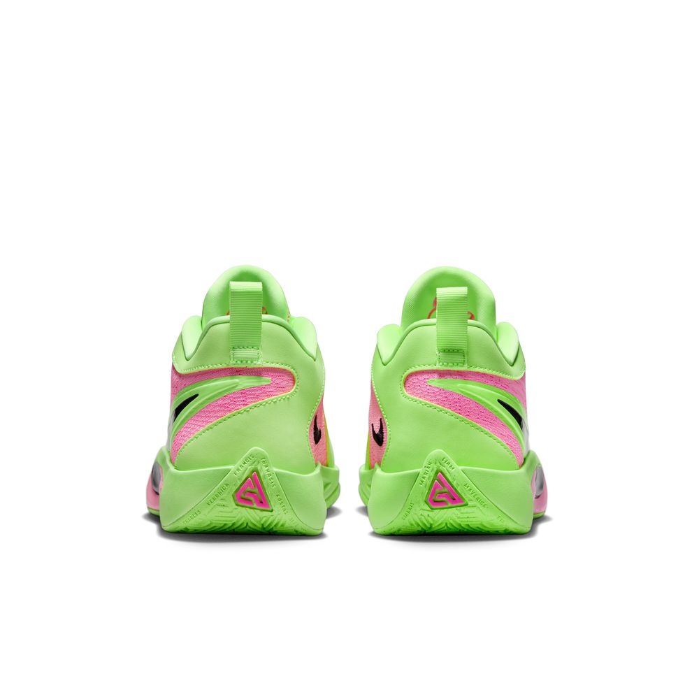 Giannis Antetokounmpo Giannis Freak 6 Big Kids' Basketball Shoes (GS) 'Lime Blast/Grey/Pink'