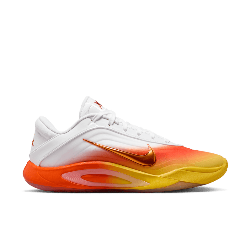 A'ja Wilson A'One "Candy Corn Queen" A'ja Wilson Basketball Shoes 'White/Orange'
