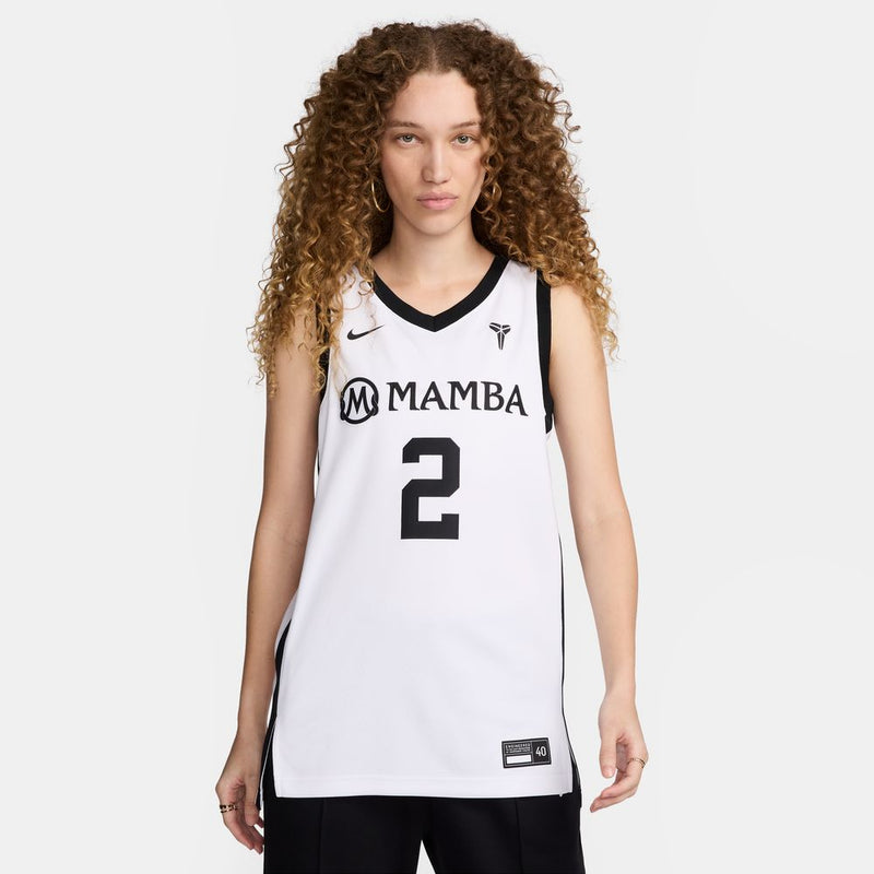 Kobe Bryant Gigi Bryant "Mambacita" Nike Basketball Jersey 'White/Black'