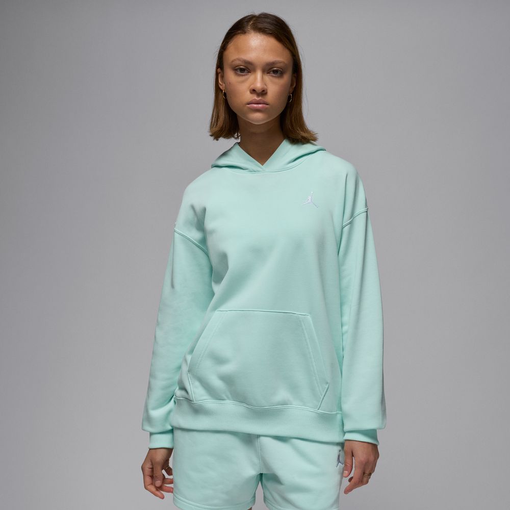 Jordan Brooklyn Fleece Women's Pullover Hoodie 'Igloo/White'