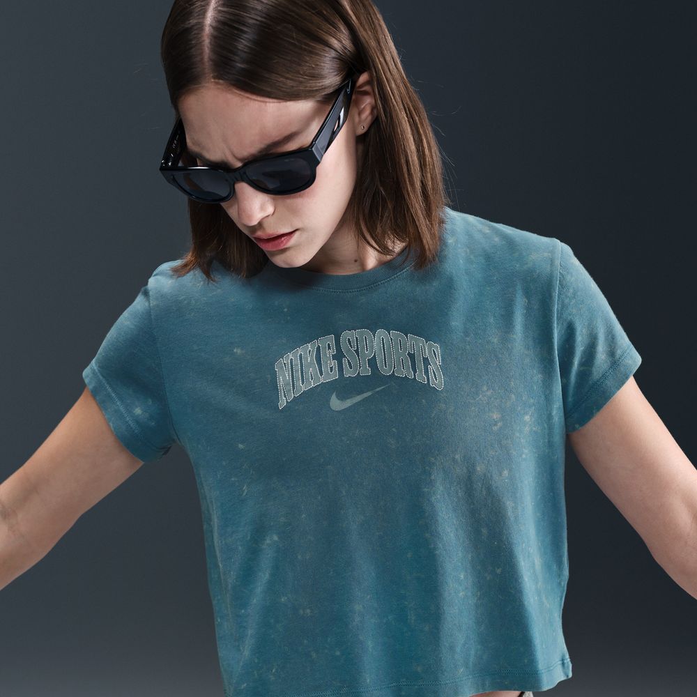 Nike Sportswear Women's Short-Sleeve T-Shirt 'Smokey Blue'