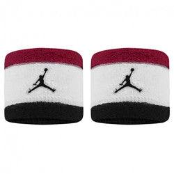 Jordan Wristbands Terry 2 Pack 'Red/White/Black'