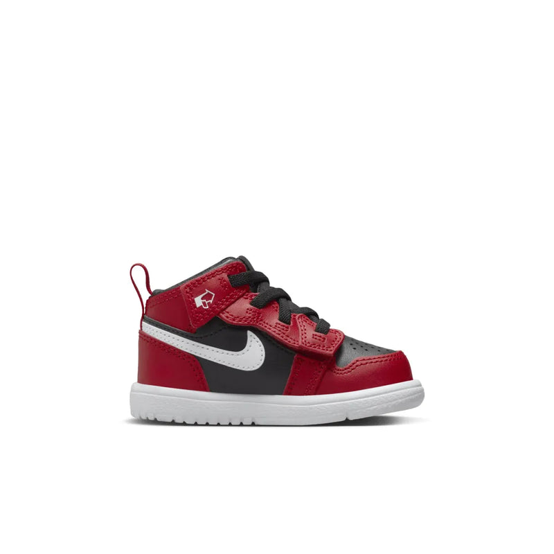 Jordan 1 Mid Alt Toddler Shoes (TD) 'Black/White/Red'