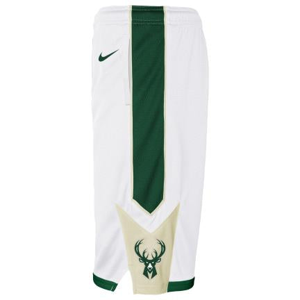 Milwaukee Bucks Association Edition 2020 Men's Nike NBA Swingman Shorts Kids 'White'