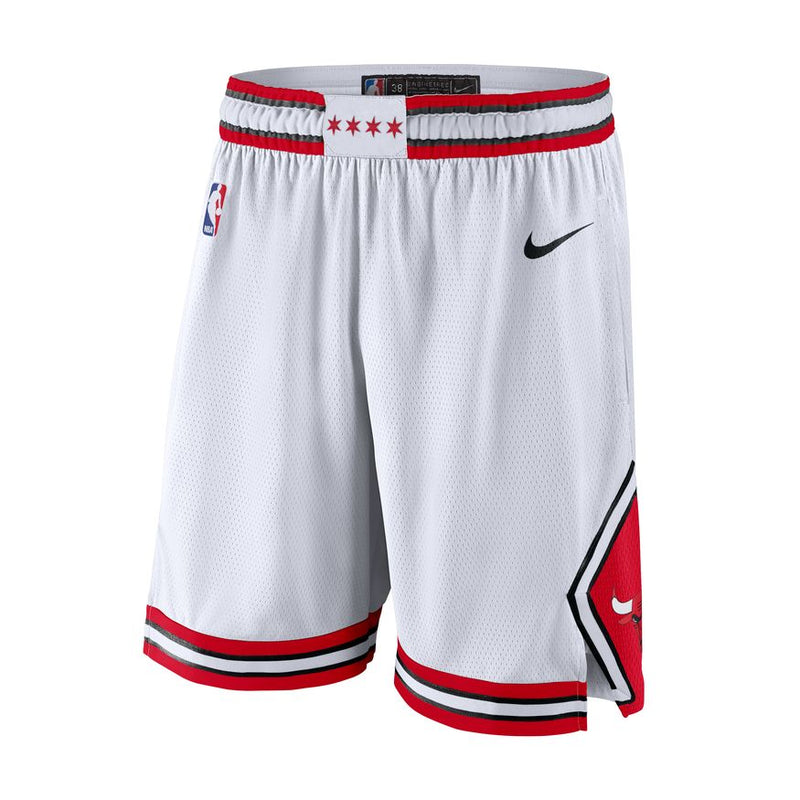 Chicago Bulls Association Edition Men's Nike NBA Swingman Shorts 'White/Red/Black'