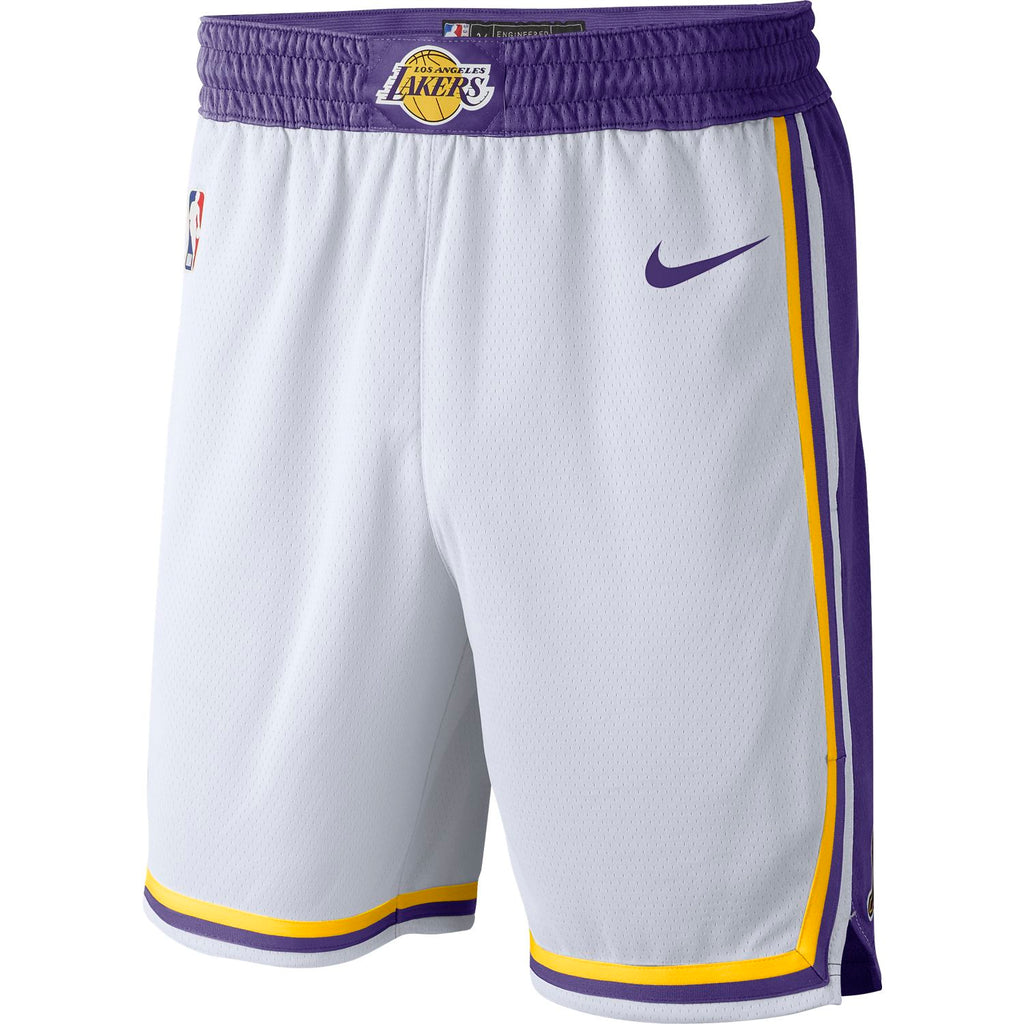 Los Angeles Lakers Nike Swingman Association Edition Short 'White/Purple'