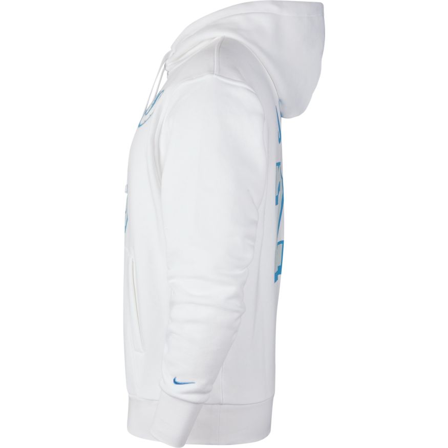 LeBron James Los Angeles Lakers City Edition Men's Nike NBA Pullover Hoodie 'White/Coast'