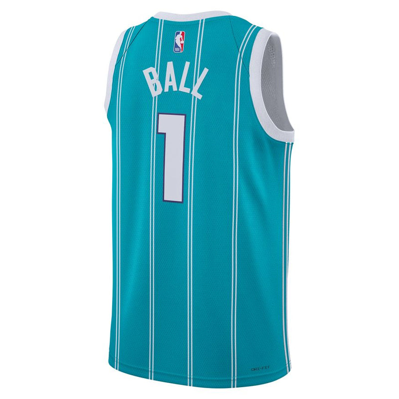 Lamelo Ball Charlotte Hornets Icon Edition Jordan Dri-FIT NBA Swingman Jersey 'Teal'