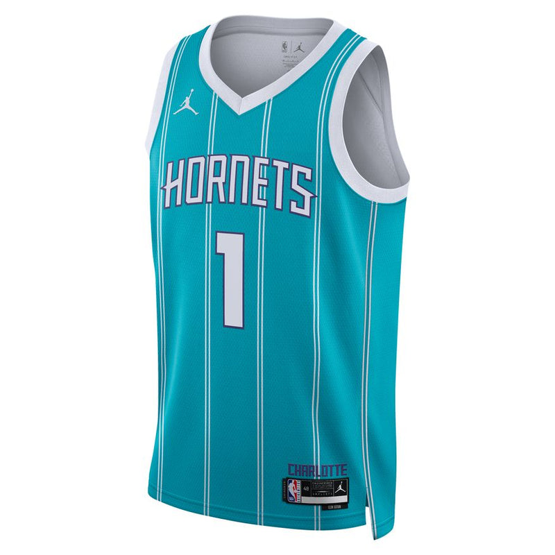 Lamelo Ball Charlotte Hornets Icon Edition Jordan Dri-FIT NBA Swingman Jersey 'Teal'