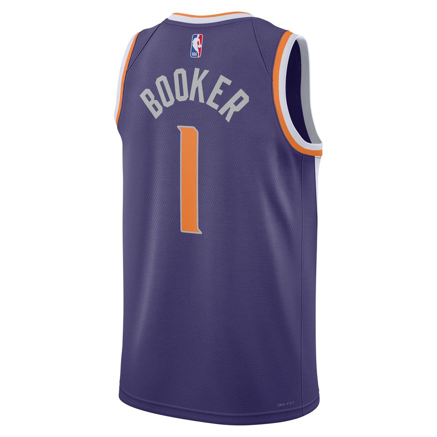 Devin Booker Phoenix Suns Icon Edition 2022/23 Nike Dri-FIT NBA Swingman Jersey 'New Orchid'