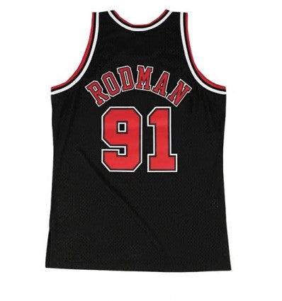 Mitchell & Ness NBA Swingman Jersey Chicago Bulls "Dennis Rodman" 'Black/Red'