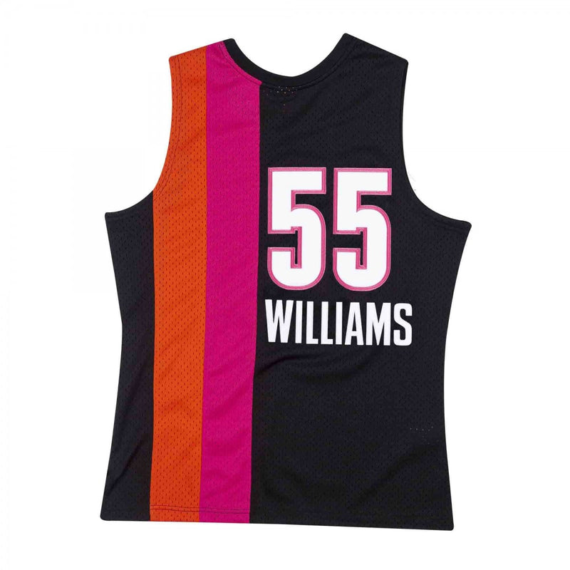 M&N Swingman Jersey J.Williams #55 Miami Heat 'Black'