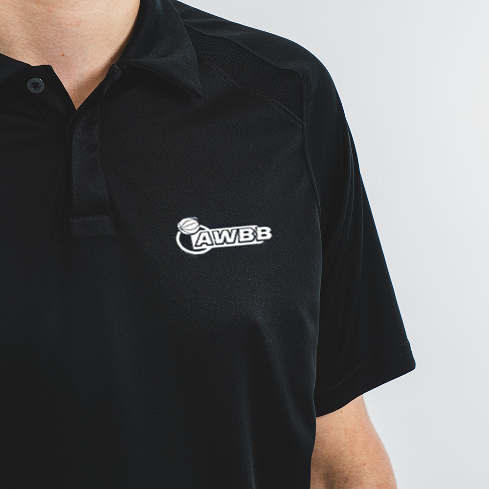 AWBB Referee Polo 'Black'