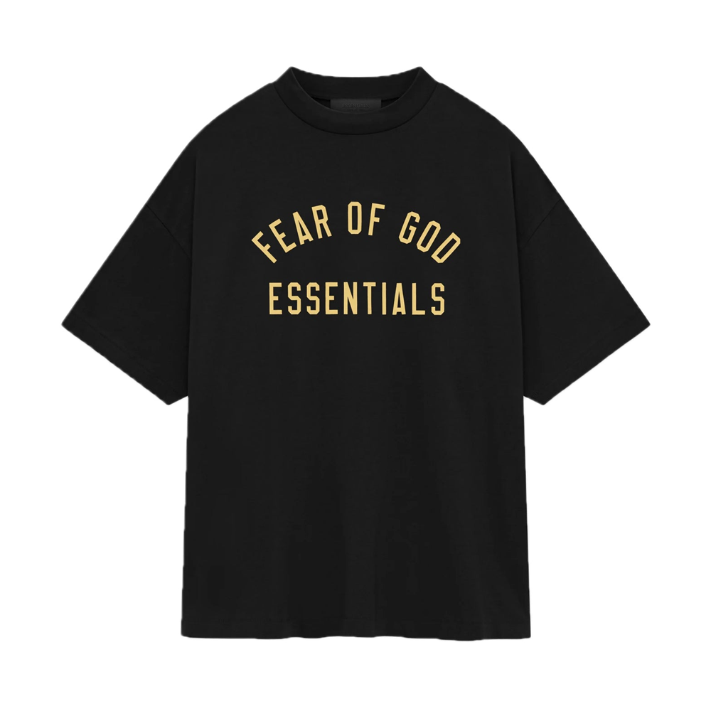 Fear Of God Essentials Jersey Crewneck T-Shirt 'Black'
