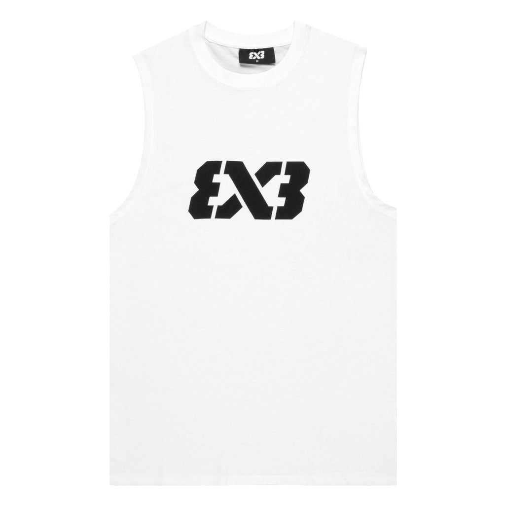 3X3 Foundation Sleeveless Tank Top 'White'