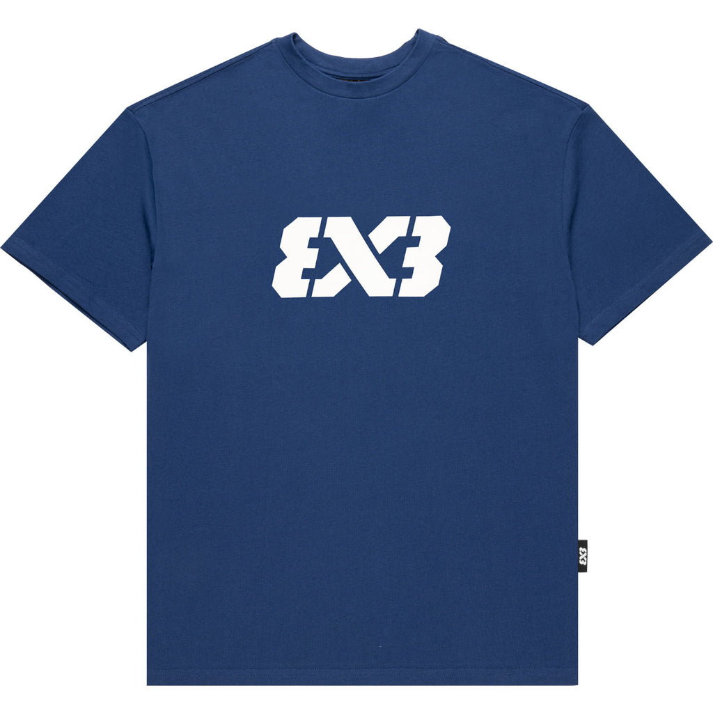 3X3 Logo T-Shirt 'Dark Blue'