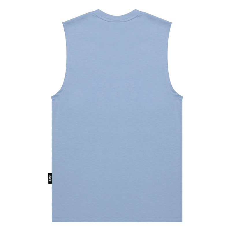 3X3 Sleeveless Tank Top 'Baby Blue'