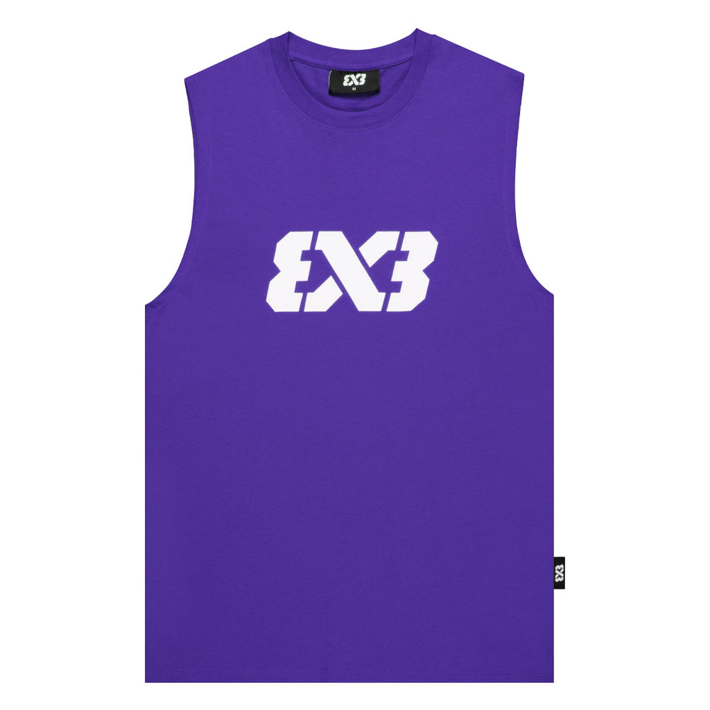 3X3 Women Sleeveless Tank Top 'Purple'