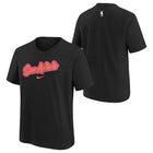Nike San Antonio Spurs City Edition Boys Logo Tee 'Black'