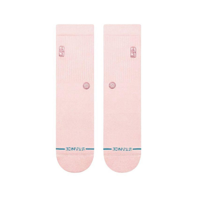 Stance NBA Logoman Wash Socks 'Dusty Rose'