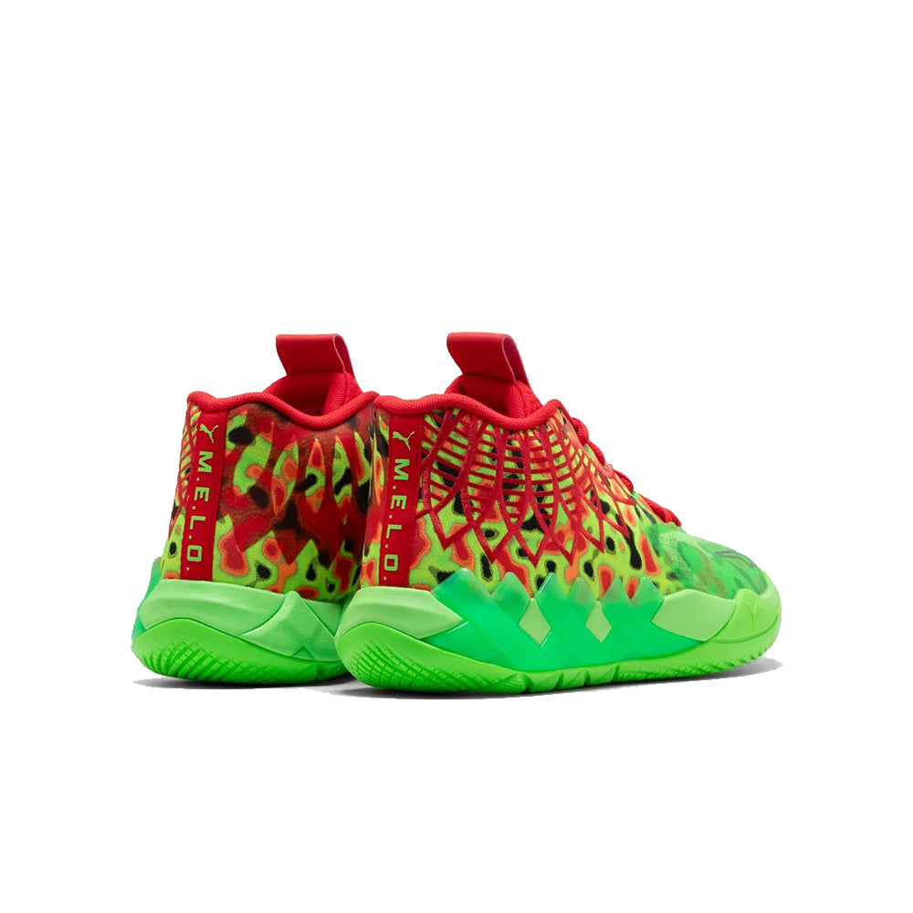 Puma MB.01 JR (GS) "Thermal" Basketball Shoes 'Fluro Green Pes/Puma Red'