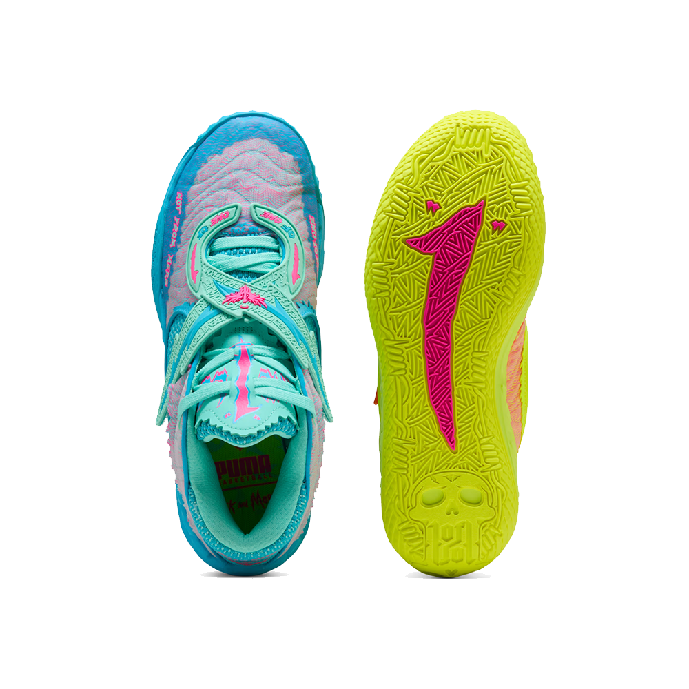 Puma MB.05 Rick & Morty Basketball Shoes 'Rickie Orange-Electric Peppermint'