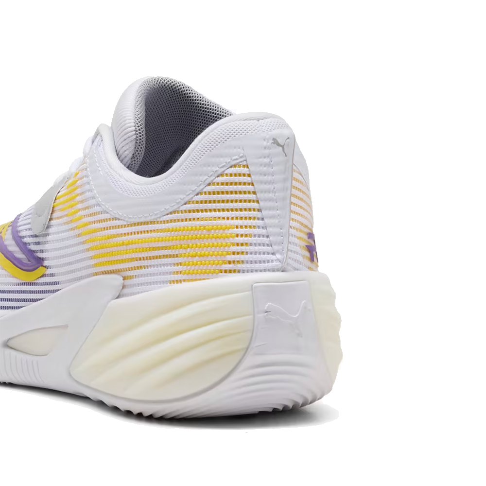 Puma All-Pro NITRO™ 2  Basketball Shoes 'White-Pelé Yellow'
