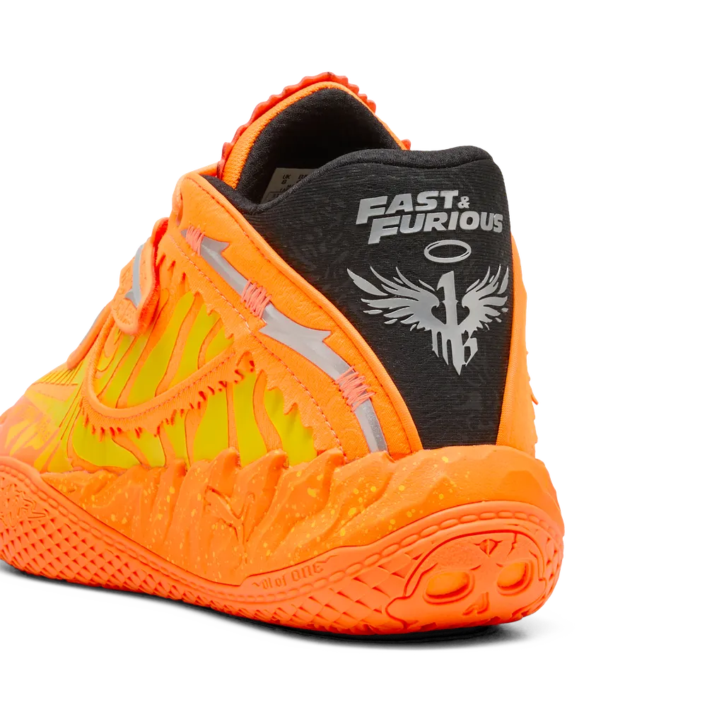 Puma MB.05 Fast & Furious Basketball Shoes 'LA Heat Fire-Lux Lime'