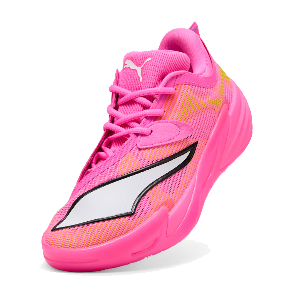 Puma All-Pro NITRO 2 Showtime Basketball Shoes 'Poison Pink-Bright Aqua-Lime Squeeze'