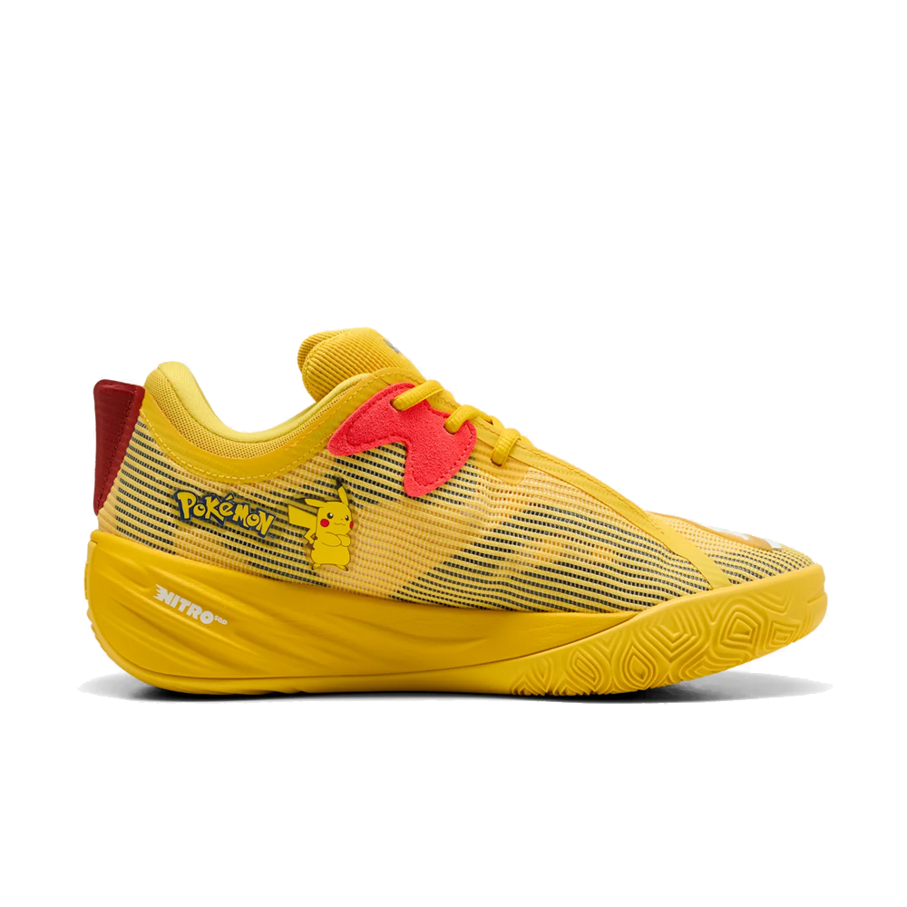 Puma All-Pro Nitro 2 Pokémon Pikachu Basketball Shoes 'Sun Ray Yellow / Red Glamour'