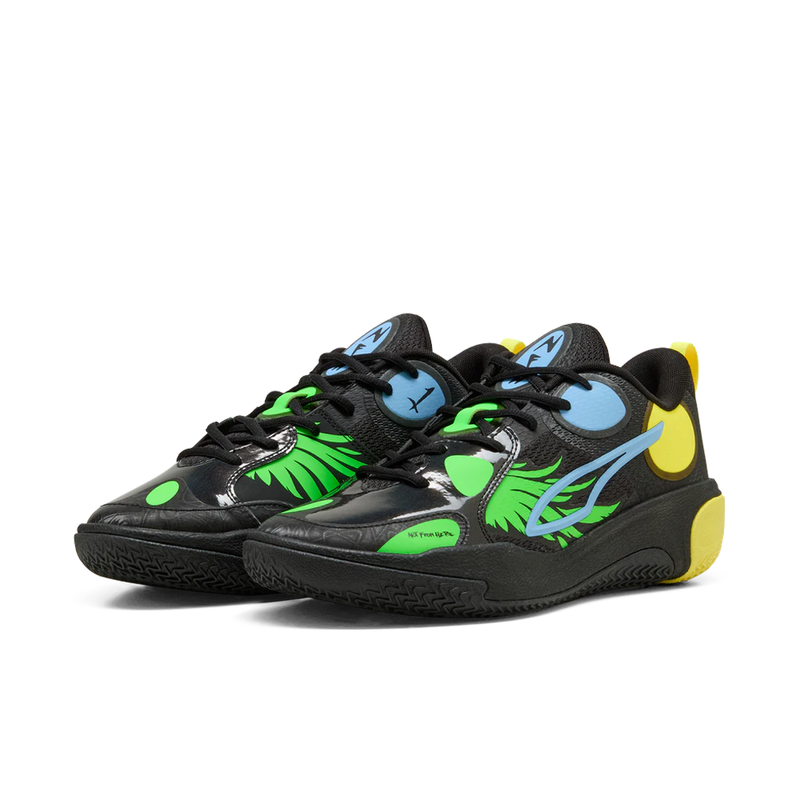Puma MB World 01 Kids 'Black/Lemon Crush'