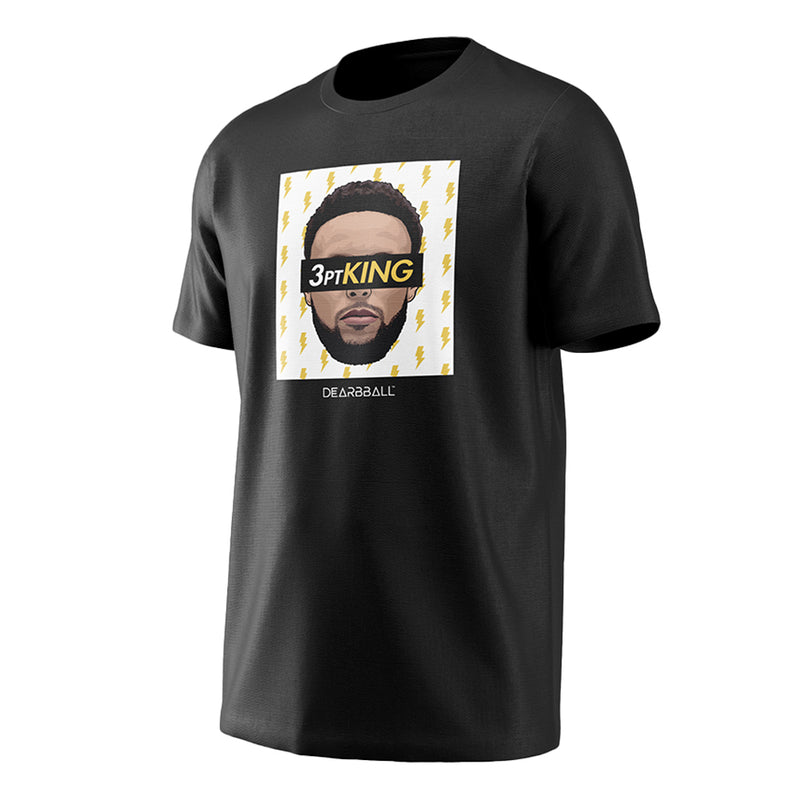 DearBBall Kids Tee - Stephen Curry 3 Point King 'Black'