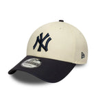 New Era 9FORTY Adjustable New York Yankees Cap 'Cream/Navy'