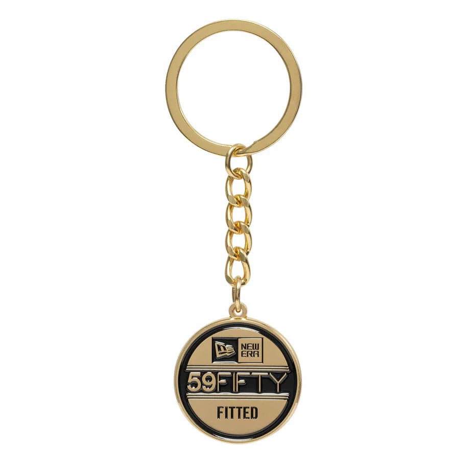 New Era 59FIFTY Sticker Black Key Chain 'Gold'