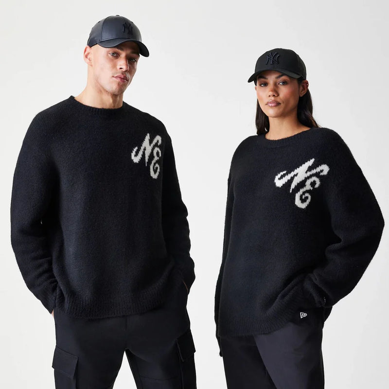 New Era Knit Black Knitted Sweater 'Black'