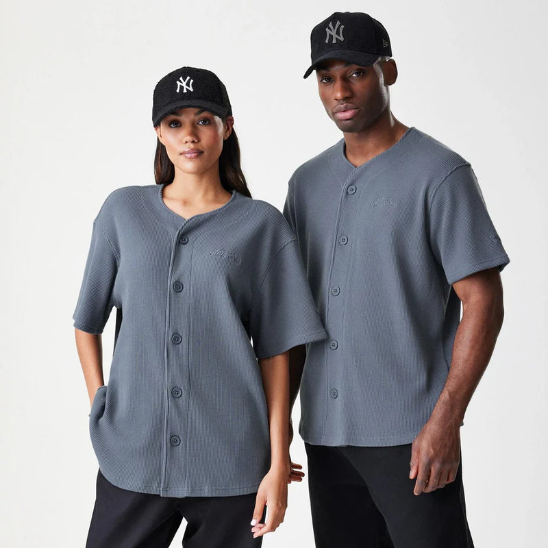 New Era Waffle Dark Grey Jersey 'Grey'