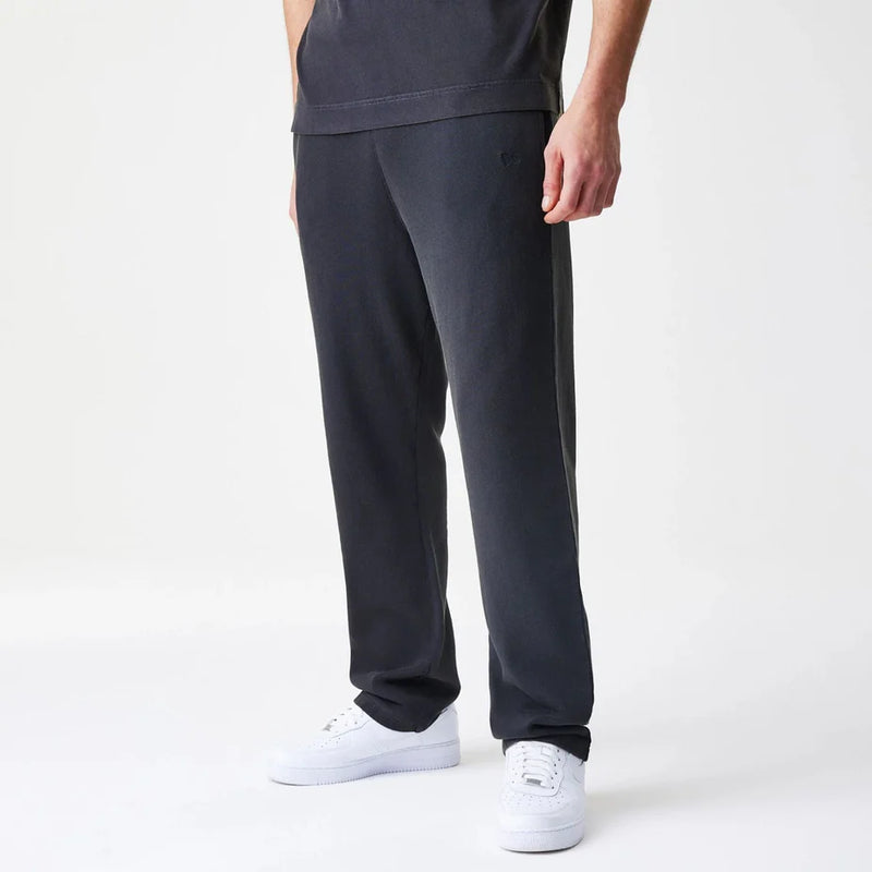 New Era Washed Black Straight Leg Joggers 'Black'